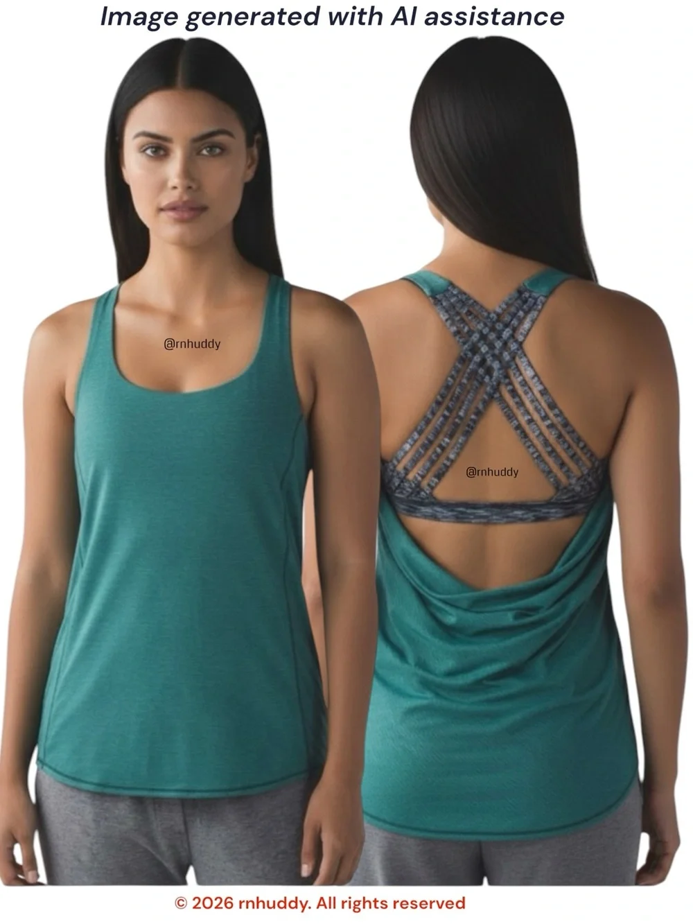 Lululemon size 2 teal Wild Tank